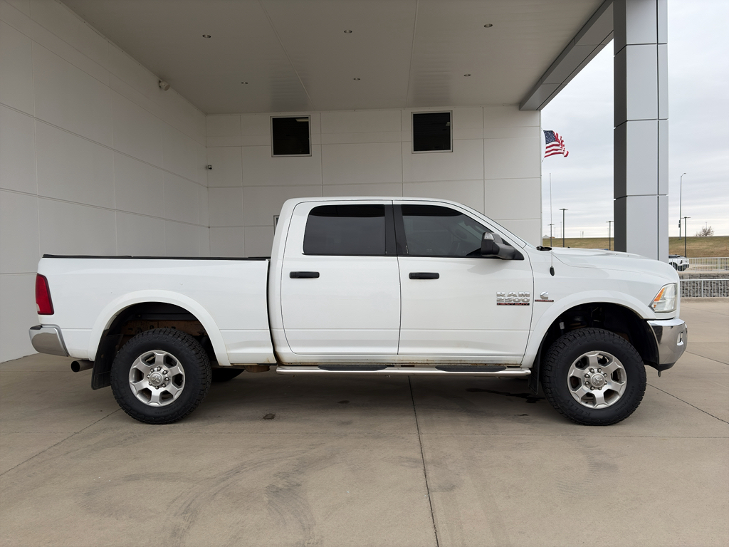 Bright White Clearcoat 2016 RAM 2500 Outdoorsman Crew Cab 4WD Pickup Truck Four-Wheel Drive 6-Speed Automatic