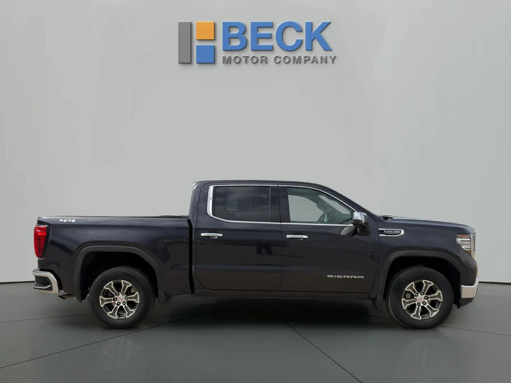 Titanium Rush Metallic 2026 GMC Sierra 1500 SLT Crew Cab 4WD Pickup Truck Four-Wheel Drive Automatic