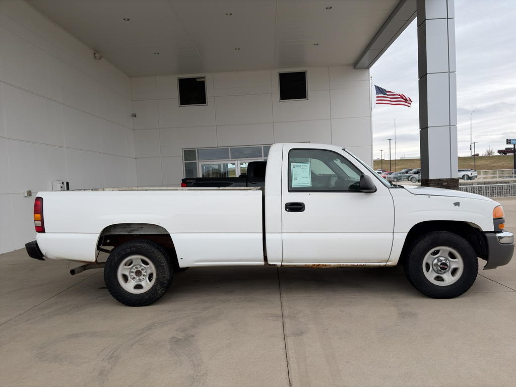 Summit White 2003 GMC Sierra 1500 Work Truck 4WD Standard Cab LB Pickup Truck Four-Wheel Drive 4-Speed Automatic