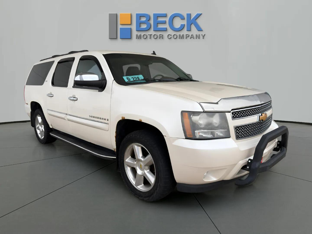 White Diamond Tricoat 2008 Chevrolet Suburban 1500 LTZ 4WD SUV / Crossover Four-Wheel Drive 4-Speed Automatic