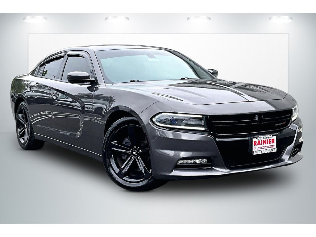 Gray (Granite Pearlcoat) 2016 Dodge Charger R/T RWD Sedan Rear-Wheel Drive 8-Speed Automatic