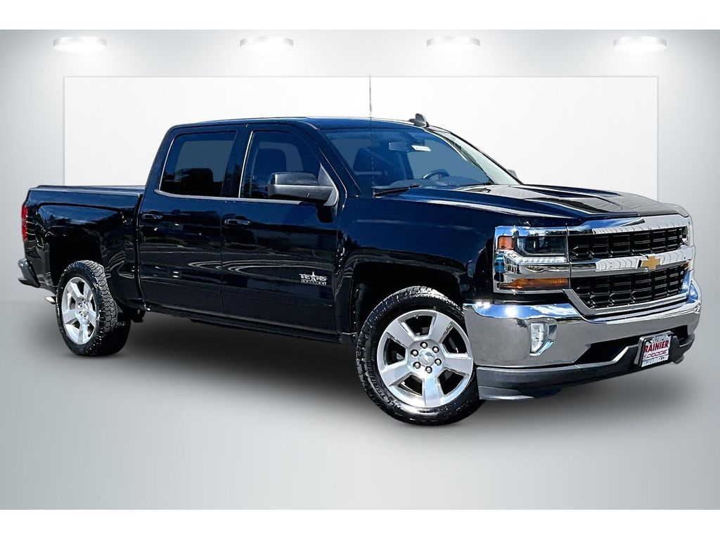 Black 2018 Chevrolet Silverado 1500 Pickup Truck 4X2 6-Speed Automatic