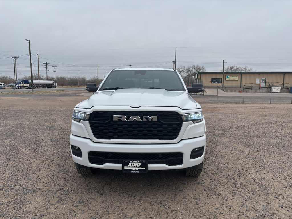 Bright White Clearcoat 2026 RAM 1500 Lone Star Crew Cab 4WD Pickup Truck Four-Wheel Drive 8-Speed Automatic