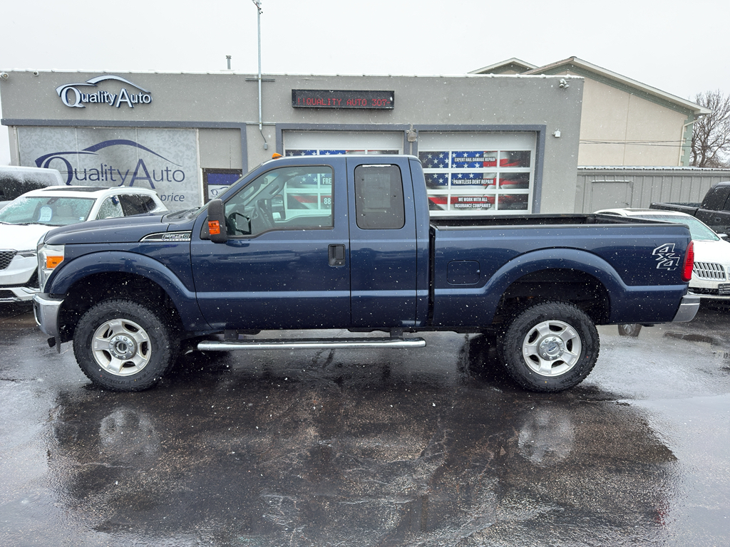 Blue Jeans Metallic 2014 Ford F-250 Super Duty XLT SuperCab 4WD Pickup Truck Four-Wheel Drive 6-Speed Automatic