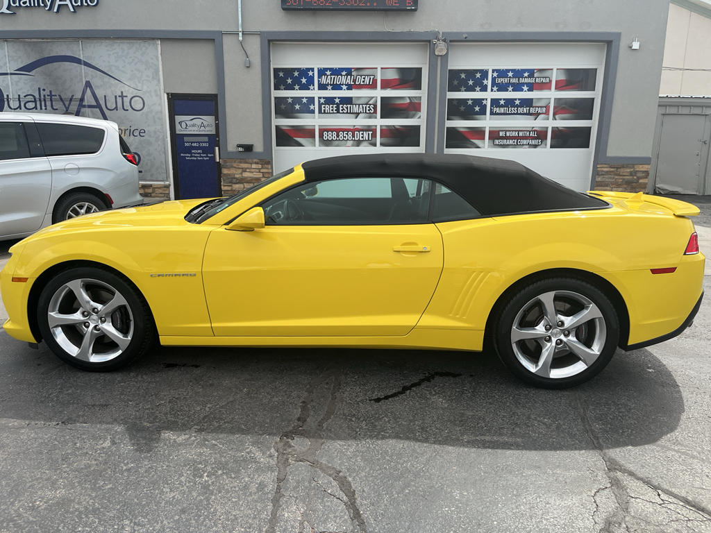 Bright Yellow 2015 Chevrolet Camaro 2SS Convertible RWD Convertible Rear-Wheel Drive 6-Speed Automatic