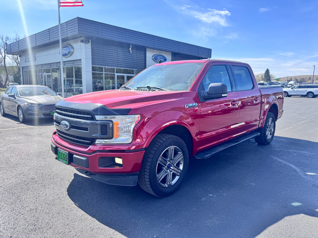 Rapid Red Metallic Tinted Clearcoat 2020 Ford F-150 XLT SuperCrew 4WD Pickup Truck Four-Wheel Drive Automatic