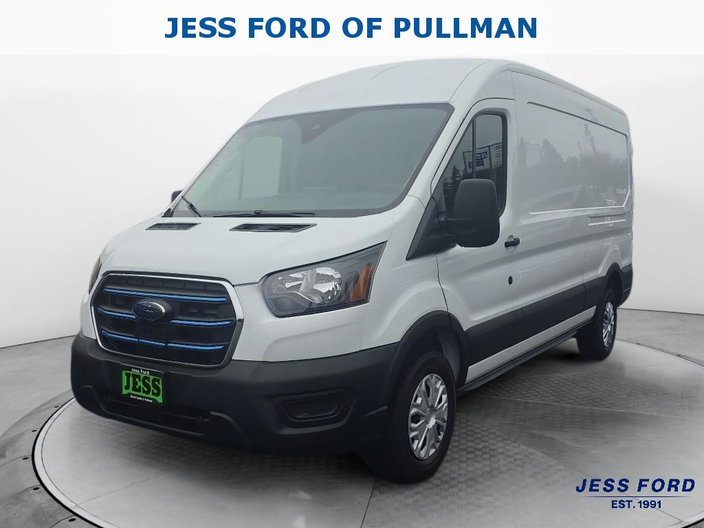 Oxford White 2023 Ford E-Transit 350 Medium Roof RWD Van Rear-Wheel Drive Automatic