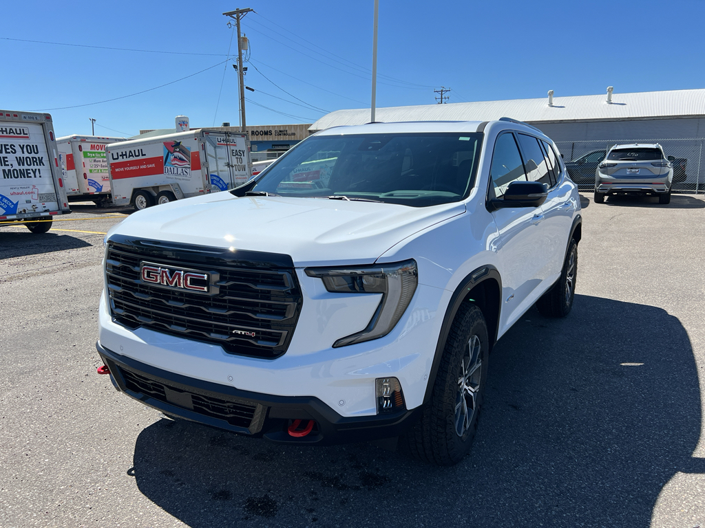 Summit White 2026 GMC Acadia AT4 AWD SUV / Crossover Four-Wheel Drive 8-Speed Automatic
