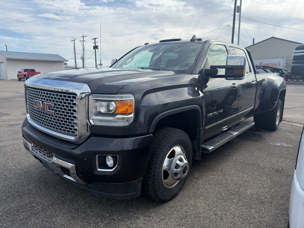 Gray (Iridium Metallic) 2015 GMC Sierra 3500HD Pickup Truck Four-Wheel Drive 6-Speed Automatic