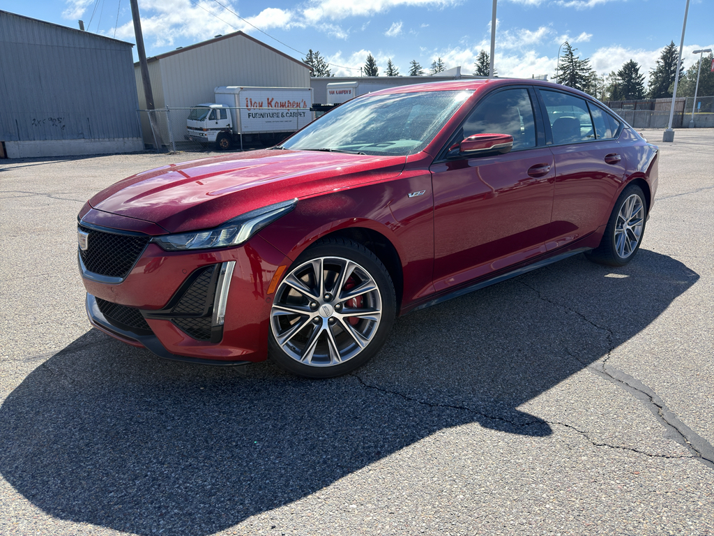 Infrared Tintcoat 2021 Cadillac CT5 V-Series AWD Sedan All-Wheel Drive Automatic