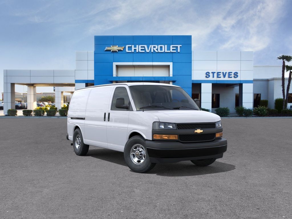 SUMMIT WHITE 2026 Chevrolet Express Cargo Van Rear-Wheel Drive 8-Speed Automatic