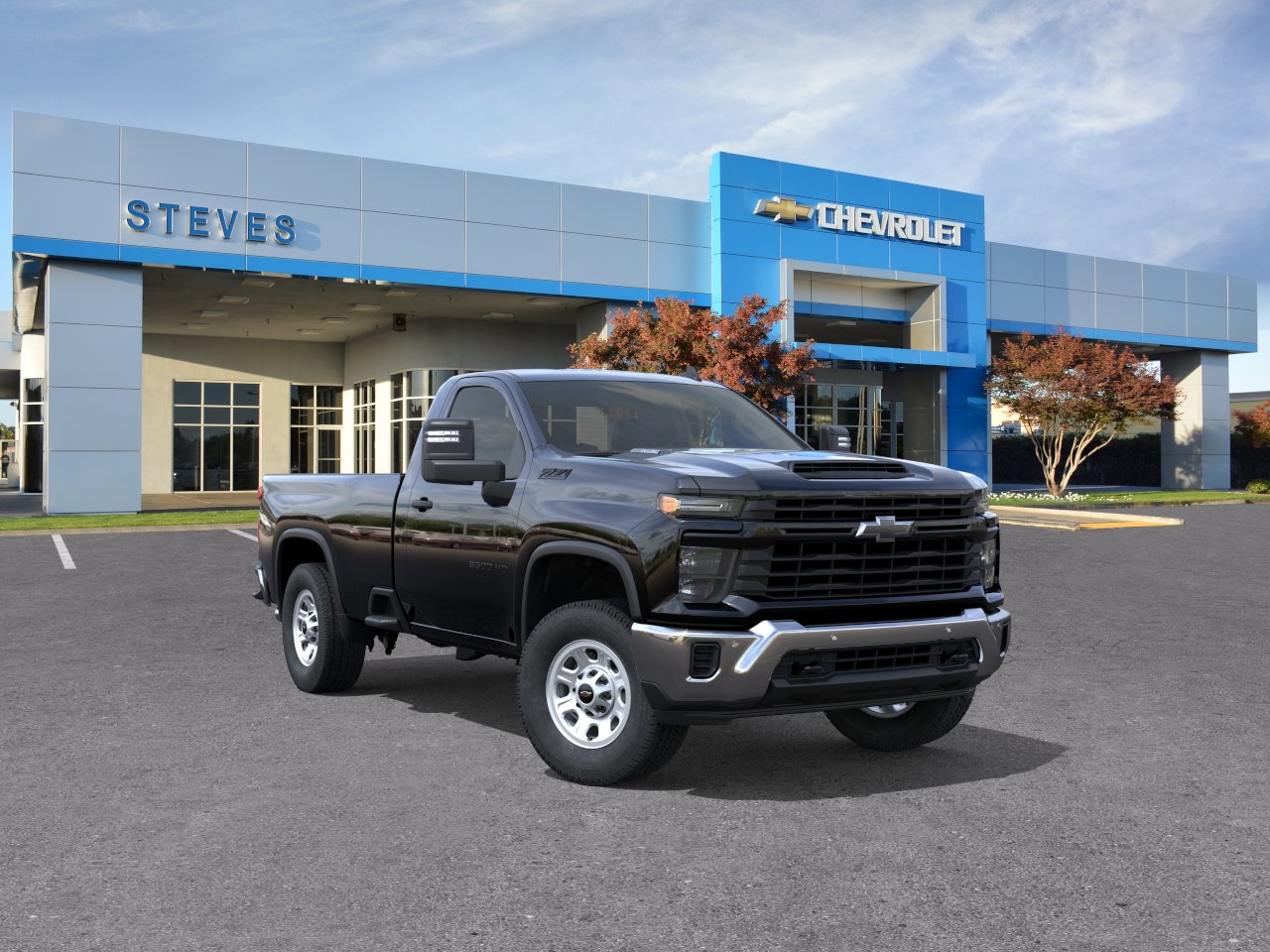 Black 2026 Chevrolet Silverado 3500HD Pickup Truck Four-Wheel Drive Automatic