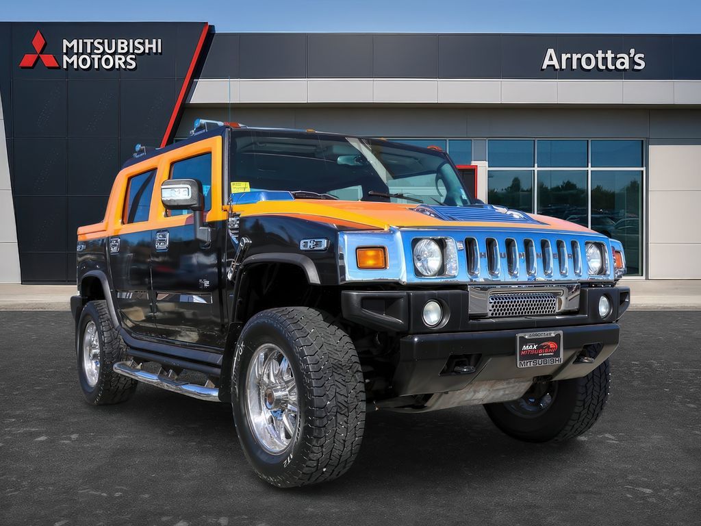 Fusion Orange Metallic 2007 Hummer H2 SUT Base SUV / Crossover Four-Wheel Drive 4-Speed Automatic