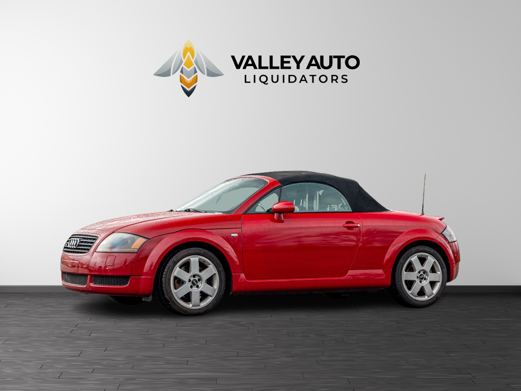 Red 2002 Audi TT 1.8T quattro Roadster AWD Convertible All-Wheel Drive Automatic