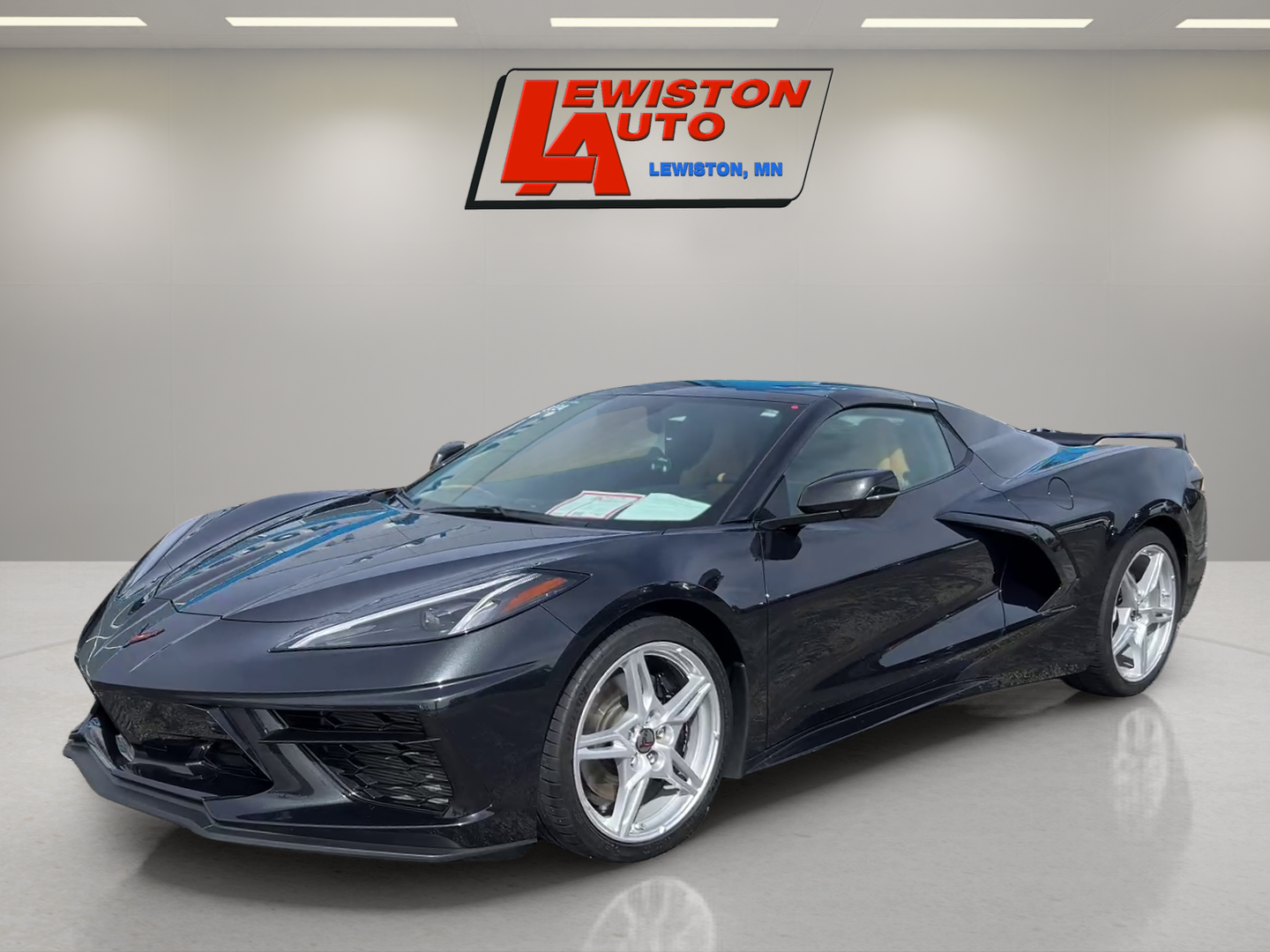 Carbon Flash Metallic 2024 Chevrolet Corvette Convertible Rear-Wheel Drive 8-Speed Automatic