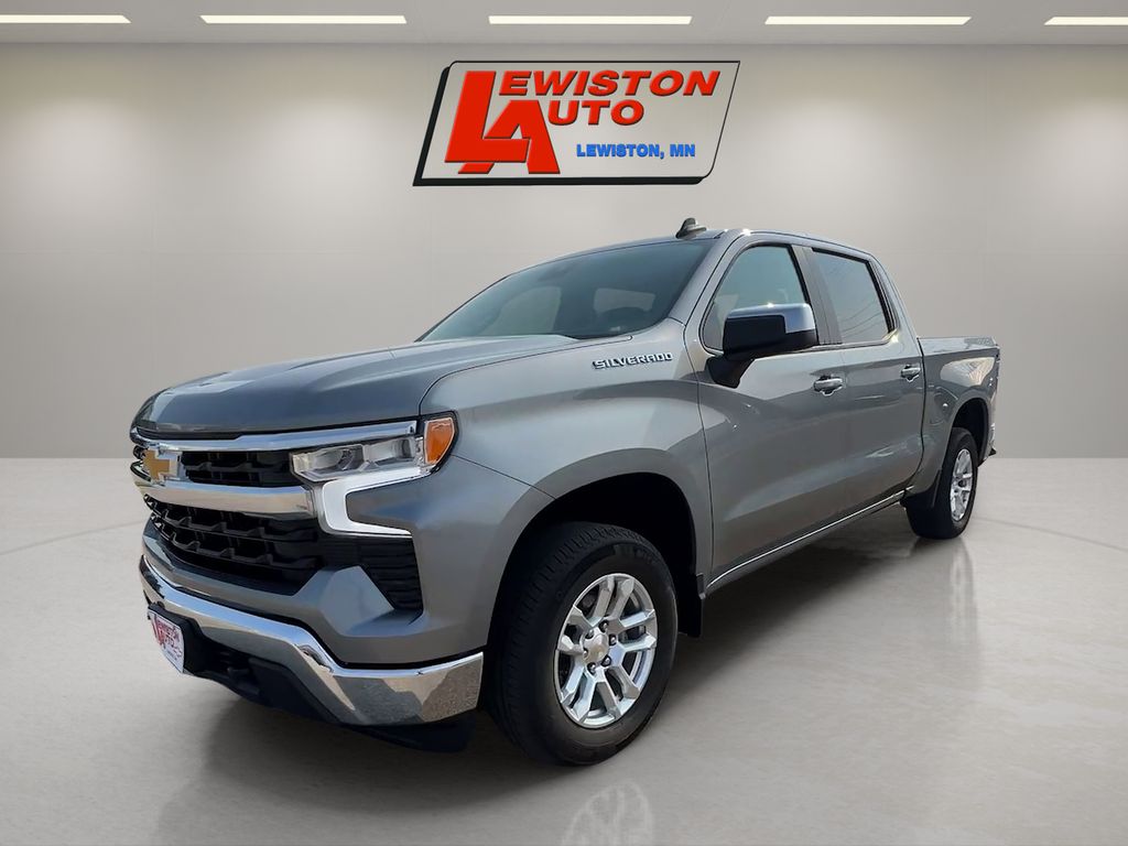 Sterling Gray Metallic 2024 Chevrolet Silverado 1500 Pickup Truck Four-Wheel Drive 8-Speed Automatic