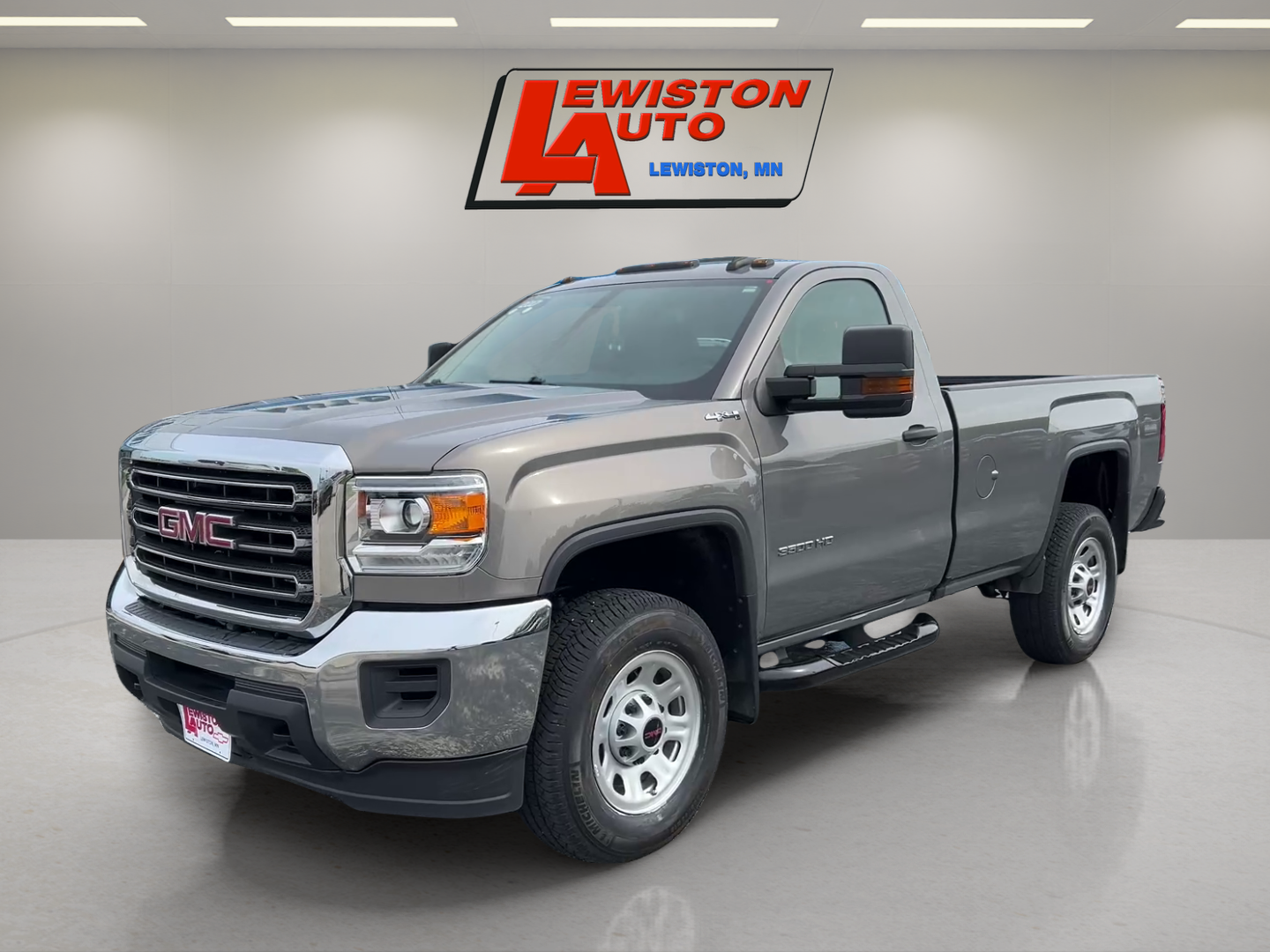 Pepperdust Metallic 2017 GMC Sierra 3500HD Pickup Truck Four-Wheel Drive 6-Speed Automatic