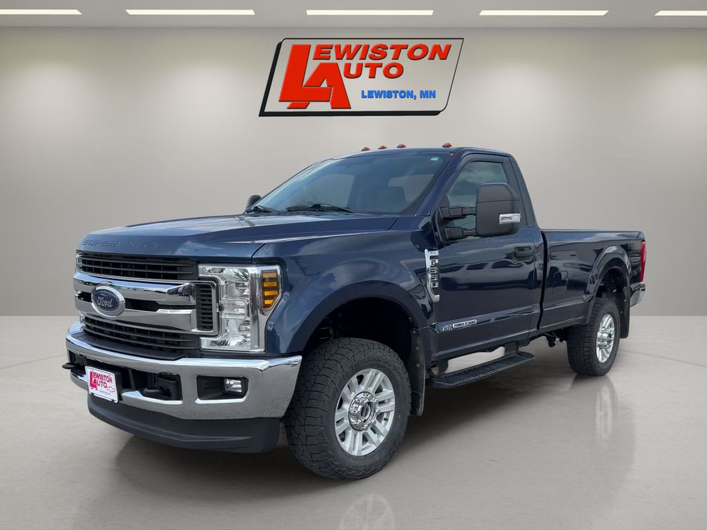 Blue Jeans Metallic 2018 Ford F-350 Super Duty Pickup Truck Four-Wheel Drive 6-Speed Automatic