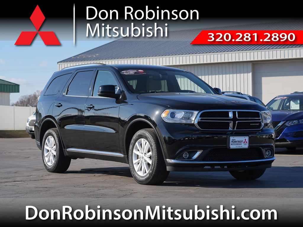 DB Black Clearcoat 2019 Dodge Durango SXT Plus AWD SUV / Crossover All-Wheel Drive 8-Speed Automatic