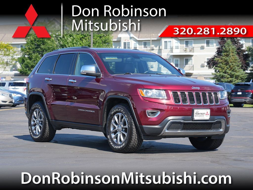 Velvet Red Pearlcoat 2016 Jeep Grand Cherokee SUV / Crossover Four-Wheel Drive 8-Speed Automatic