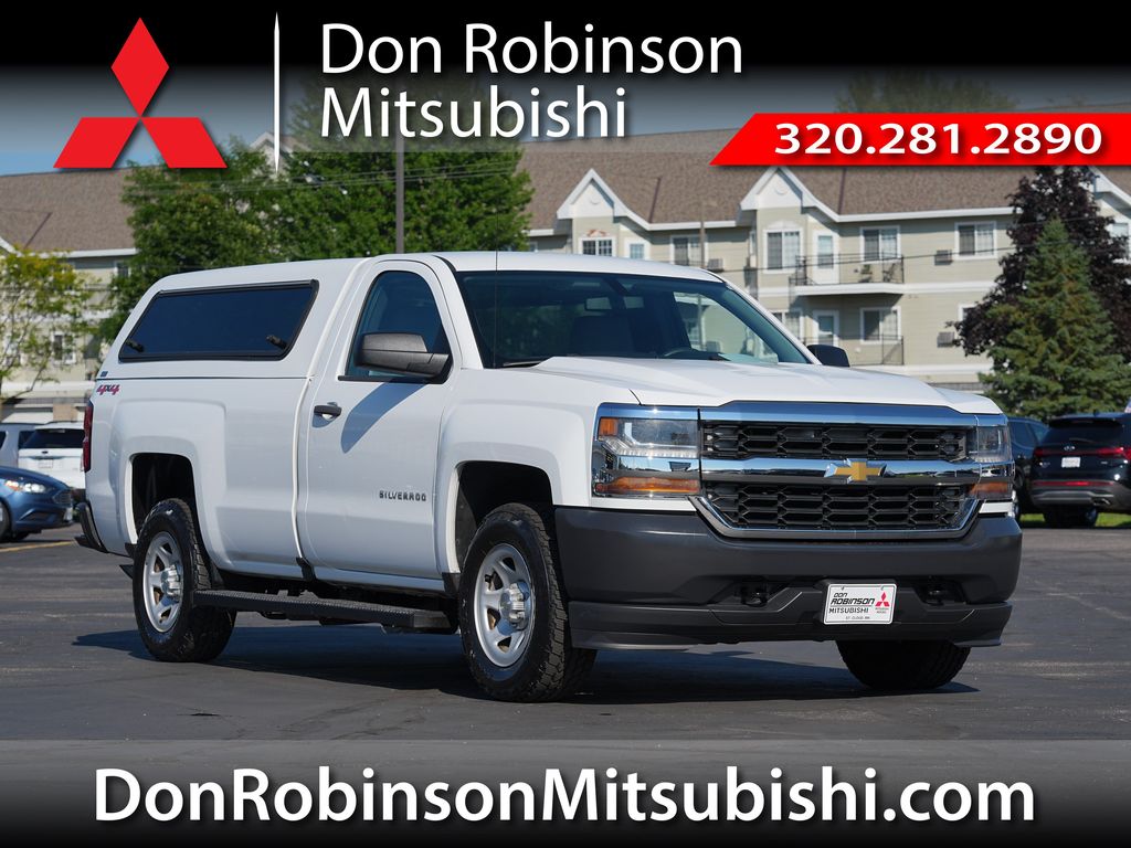 Summit White 2016 Chevrolet Silverado 1500 Pickup Truck Four-Wheel Drive 6-Speed Automatic