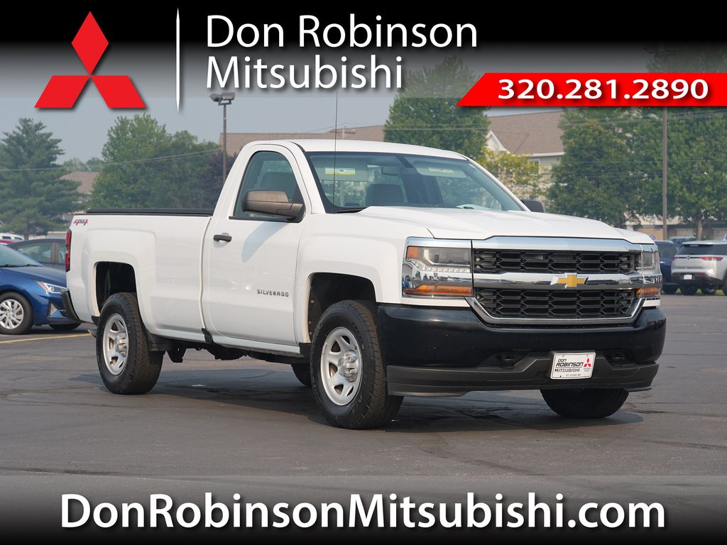 Summit White 2016 Chevrolet Silverado 1500 Pickup Truck Four-Wheel Drive 6-Speed Automatic