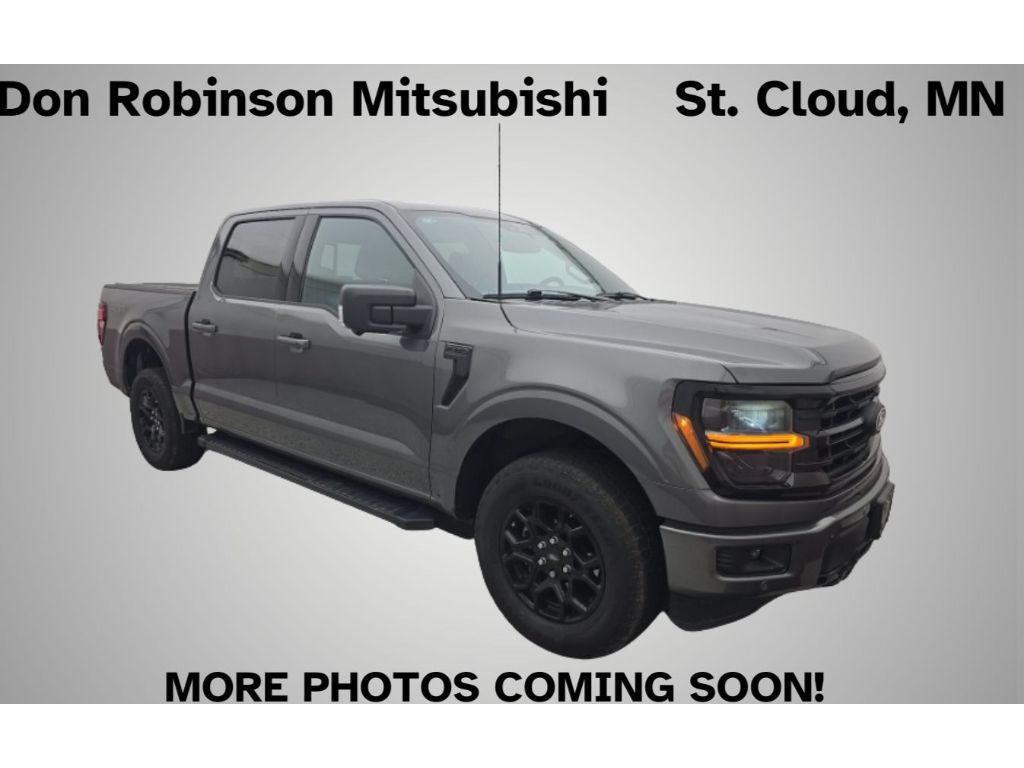 Gray (Carbonized Grey Metallic) 2024 Ford F-150 Pickup Truck Four-Wheel Drive Automatic