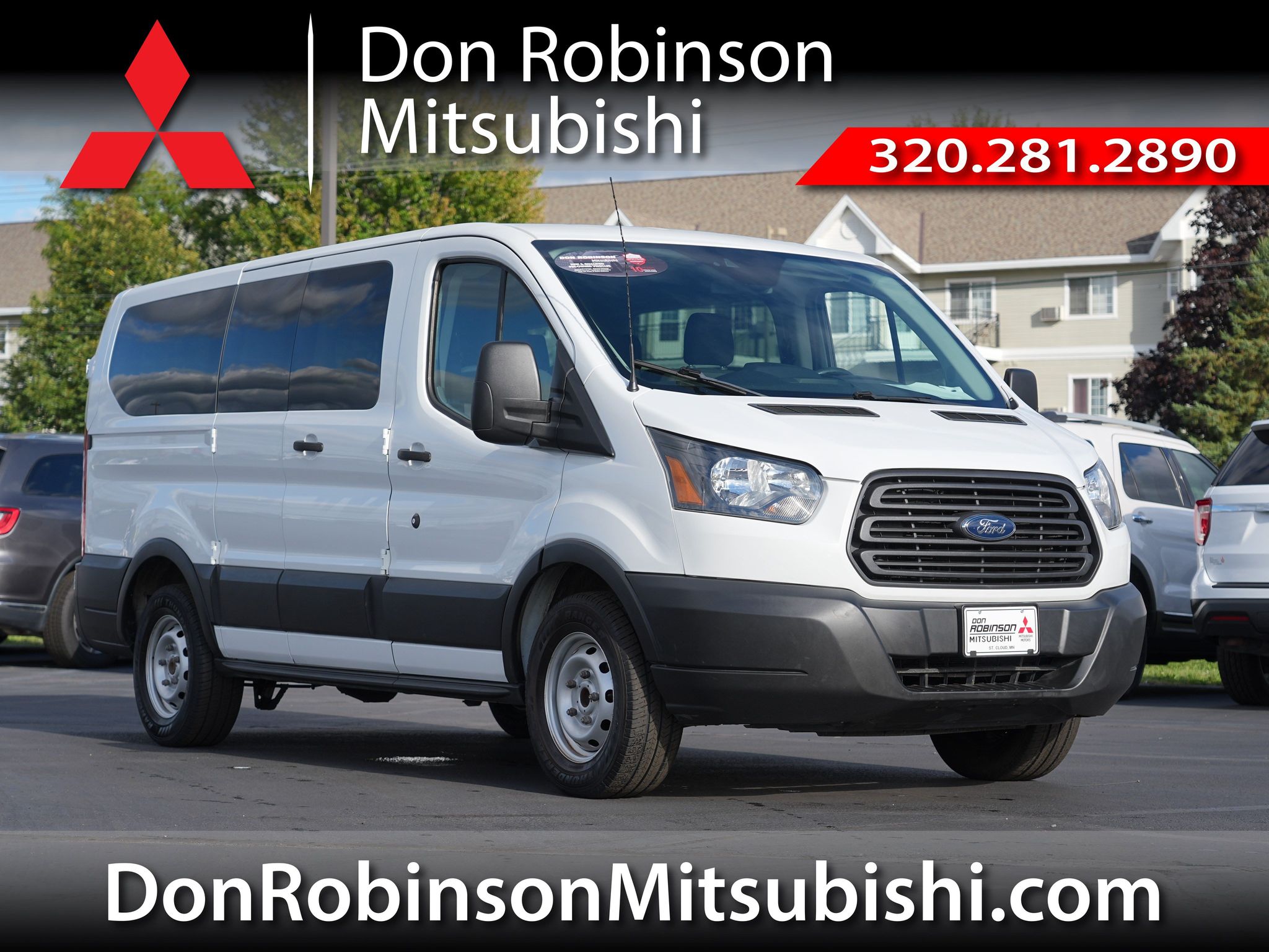  2019 Ford Transit Passenger 150 XL Low Roof RWD with 60/40 Passenger-Side Doors   
