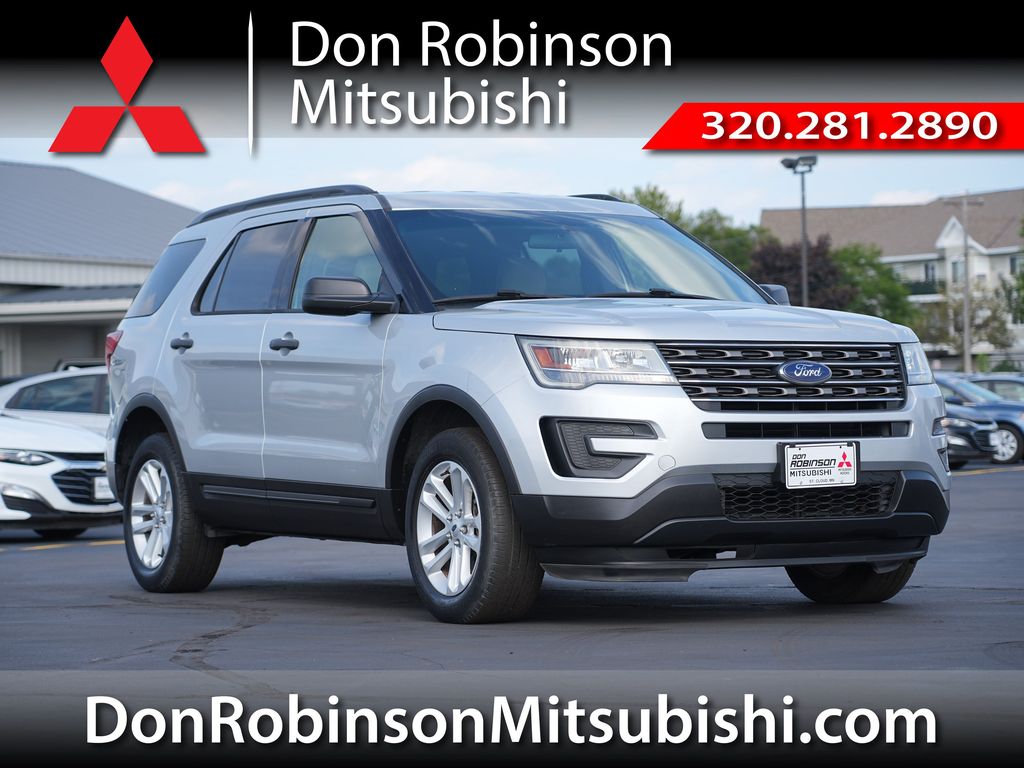 Ingot Silver Metallic 2017 Ford Explorer SUV / Crossover All-Wheel Drive 6-Speed Automatic