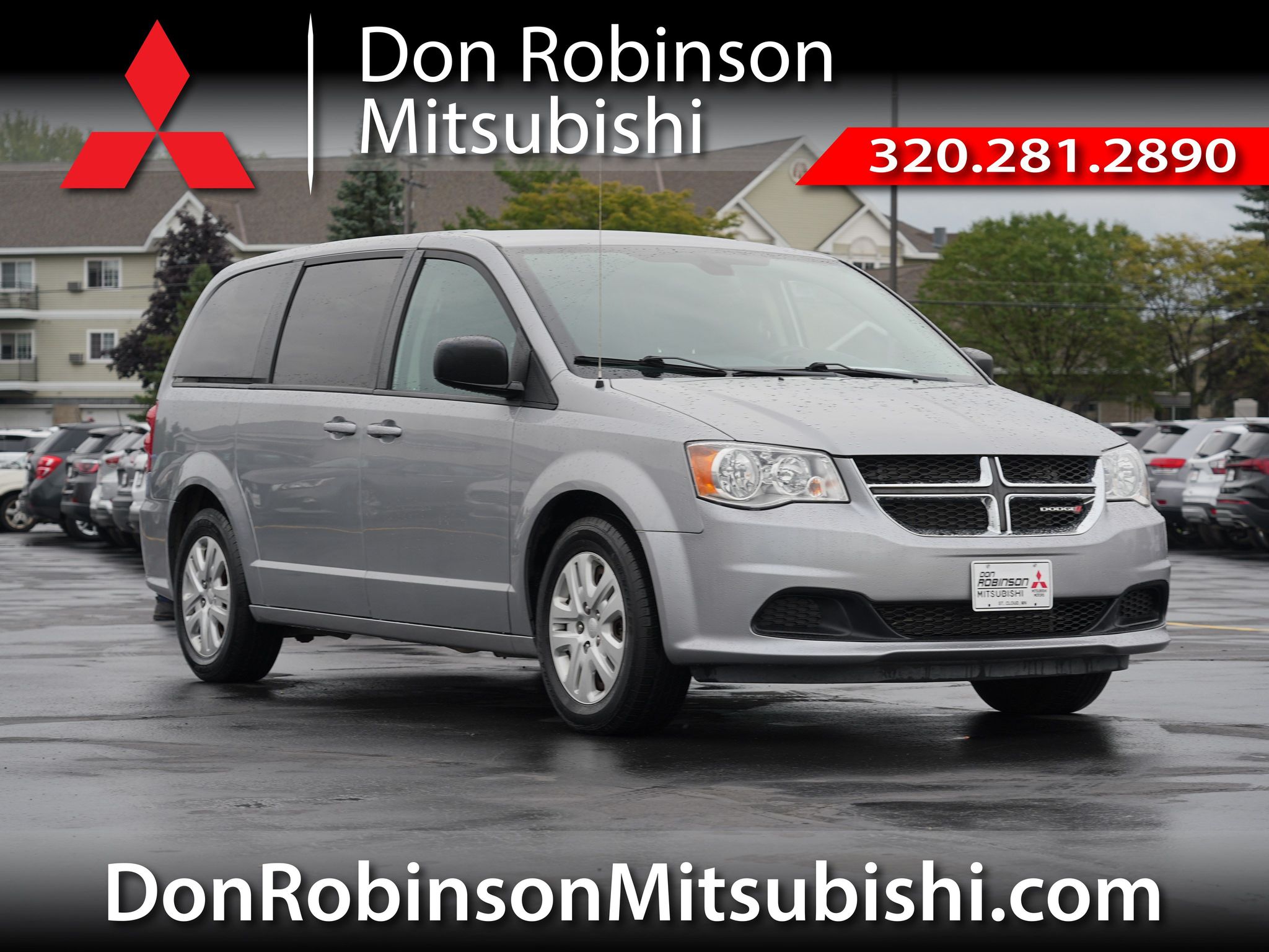 Silver (Billet Clearcoat) 2018 Dodge Grand Caravan Minivan Front-Wheel Drive 6-Speed Automatic