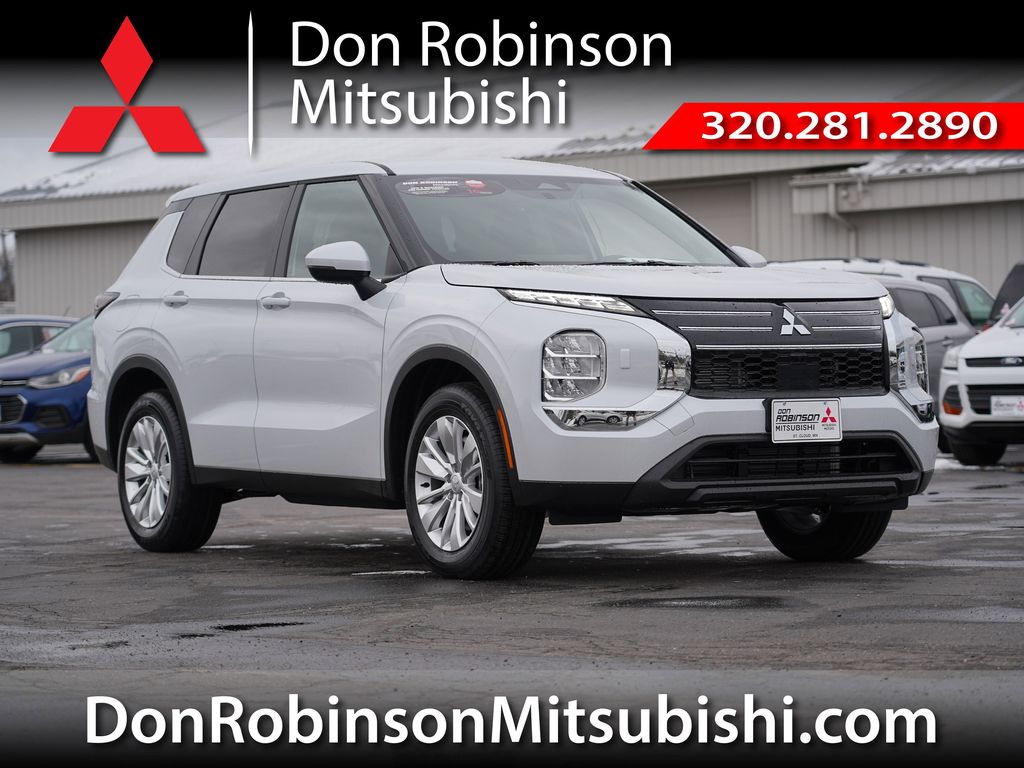 White Diamond 2026 Mitsubishi Outlander ES FWD SUV / Crossover Front-Wheel Drive Continuously Variable Transmission