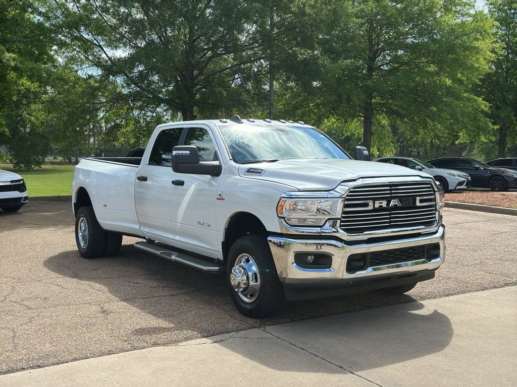 Bright White Clearcoat 2024 RAM 3500 Big Horn Crew Cab LB DRW 4WD Pickup Truck Four-Wheel Drive 6-Speed Automatic