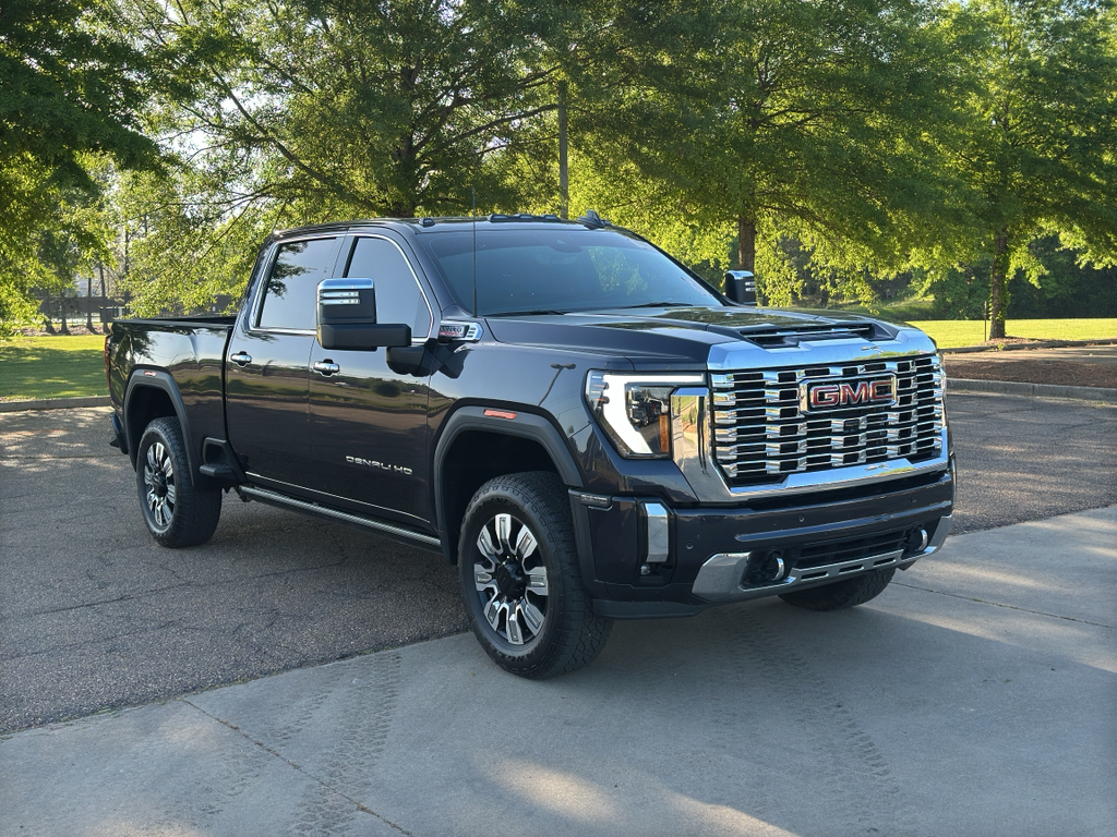 Titanium Rush Metallic 2024 GMC Sierra 2500HD Denali Crew Cab 4WD Pickup Truck Four-Wheel Drive Automatic