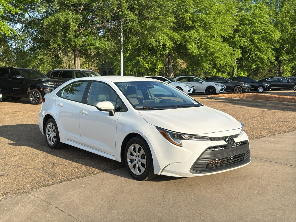 Ice Cap 2023 Toyota Corolla LE FWD Sedan Front-Wheel Drive Continuously Variable Transmission