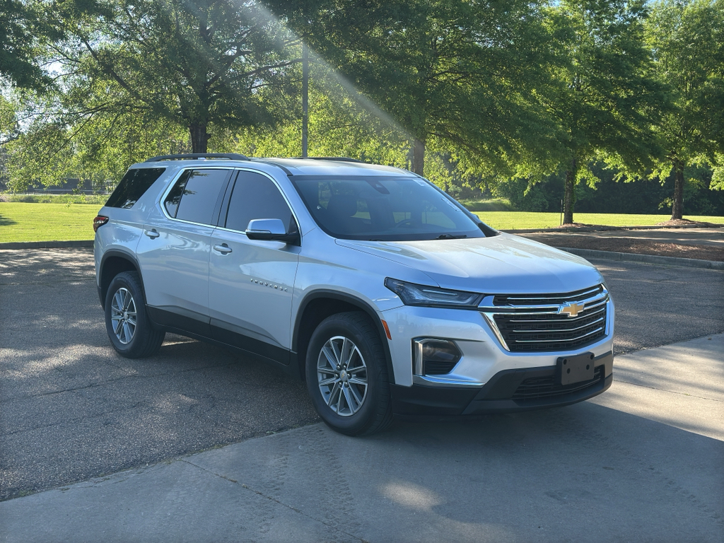 Silver Ice Metallic 2022 Chevrolet Traverse LT Leather AWD SUV / Crossover Four-Wheel Drive 9-Speed Automatic