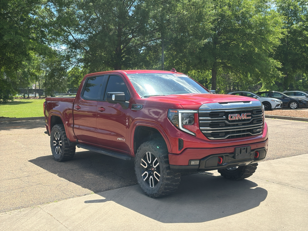 Volcanic Red Tintcoat 2024 GMC Sierra 1500 AT4 Crew Cab 4WD Pickup Truck Four-Wheel Drive Automatic