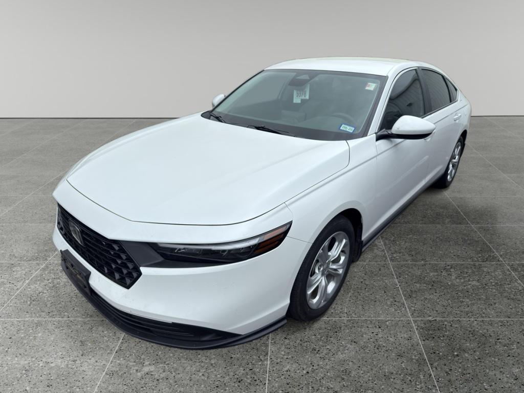 Platinum White Pearl 2024 Honda Accord LX FWD Sedan Front-Wheel Drive Continuously Variable Transmission