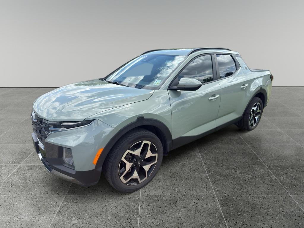 Sage Gray 2023 Hyundai Santa Cruz Limited Crew Cab AWD Pickup Truck All-Wheel Drive 8-Speed Automatic
