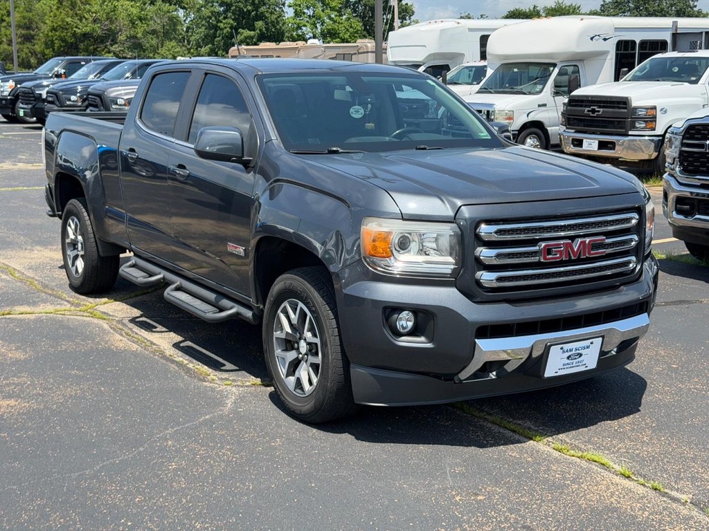 Cyber Gray Metallic 2016 GMC Canyon Pickup Truck Four-Wheel Drive 6-Speed Automatic