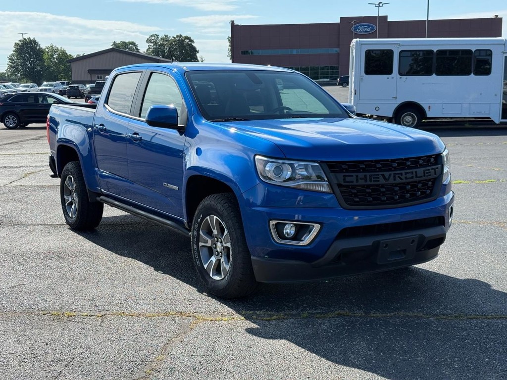 Kinetic Blue Metallic 2020 Chevrolet Colorado Pickup Truck Four-Wheel Drive 8-Speed Automatic