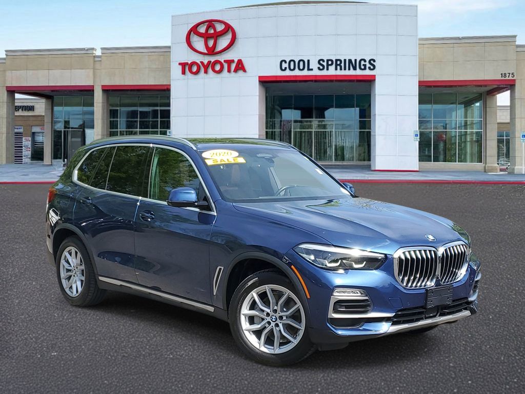 PHYTONIC BLUE METALLIC 2020 BMW X5 xDrive40i AWD SUV / Crossover All-Wheel Drive 8-Speed Automatic
