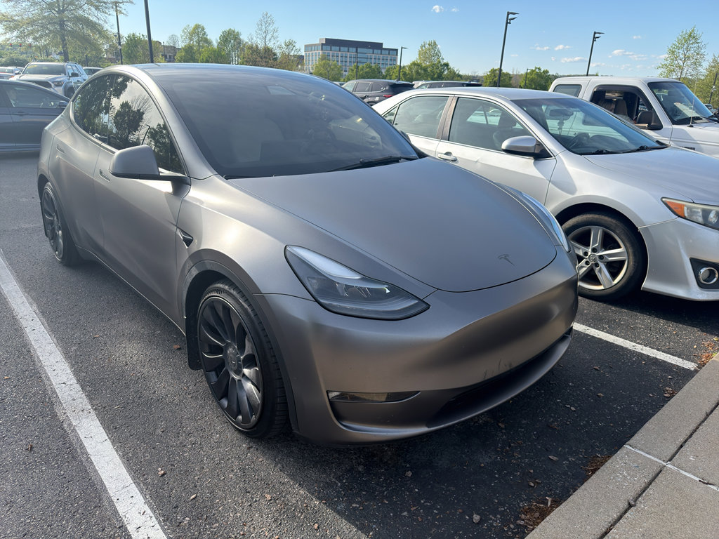 Gray 2022 Tesla Model Y Performance AWD SUV / Crossover All-Wheel Drive Automatic