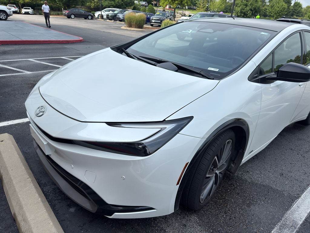 White (WIND CHILL PEARL) 2024 Toyota Prius Hatchback All-Wheel Drive Continuously Variable Transmission
