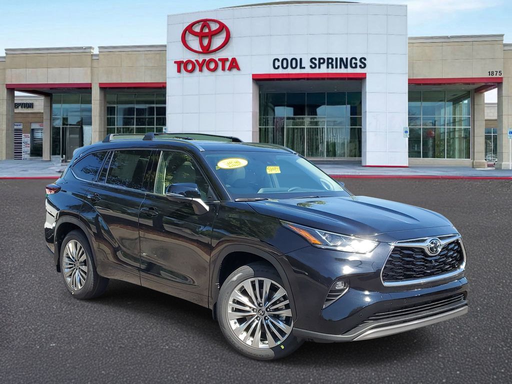 Midnight Black Metallic 2026 Toyota Highlander SUV / Crossover All-Wheel Drive 8-Speed Automatic