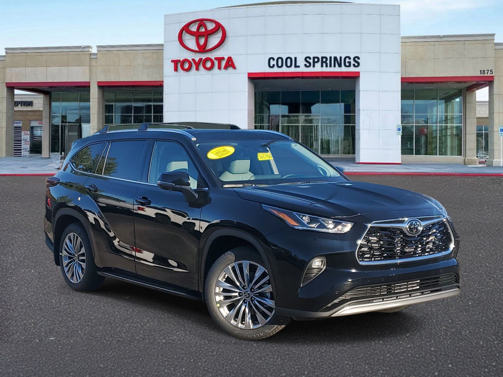 Midnight Black Metallic 2026 Toyota Highlander SUV / Crossover All-Wheel Drive 8-Speed Automatic