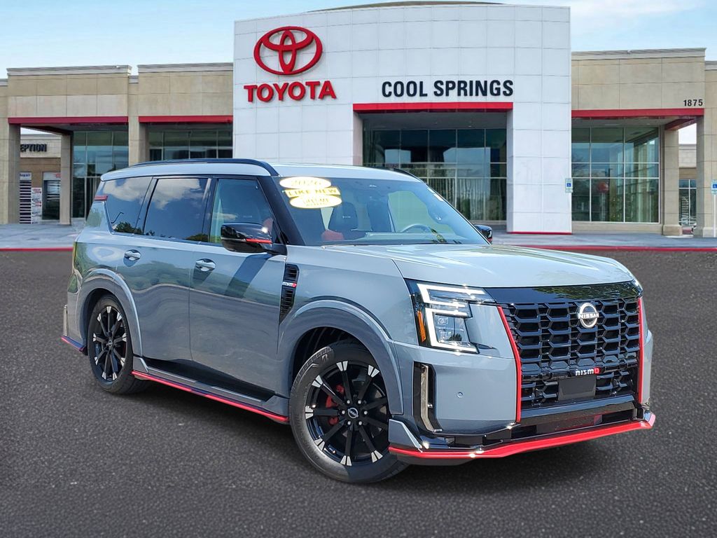 NISMO Stealth Gray 2026 Nissan Armada SUV / Crossover Four-Wheel Drive 9-Speed Automatic