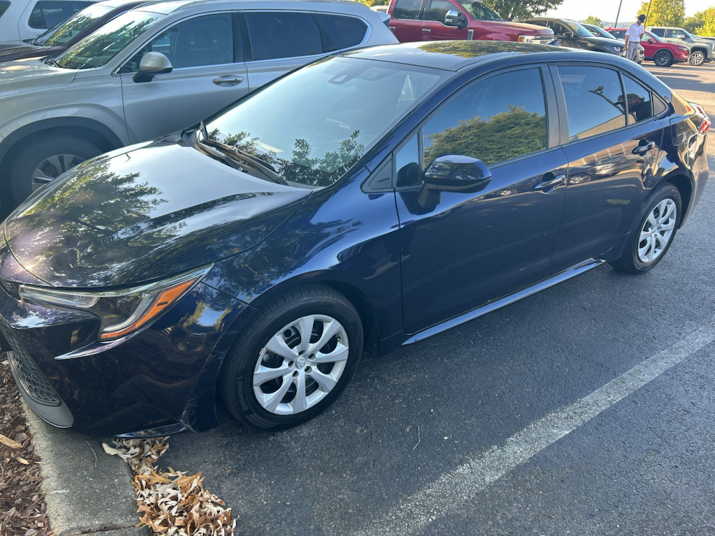Blue 2022 Toyota Corolla Sedan Front-Wheel Drive Continuously Variable Transmission