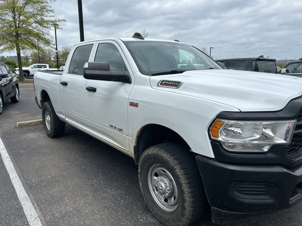Bright White Clearcoat 2021 RAM 2500 Tradesman Crew Cab 4WD Pickup Truck Four-Wheel Drive 8-Speed Automatic