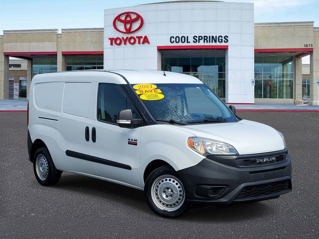Bright White 2021 RAM ProMaster City Tradesman Cargo Van FWD Van Front-Wheel Drive 9-Speed Automatic