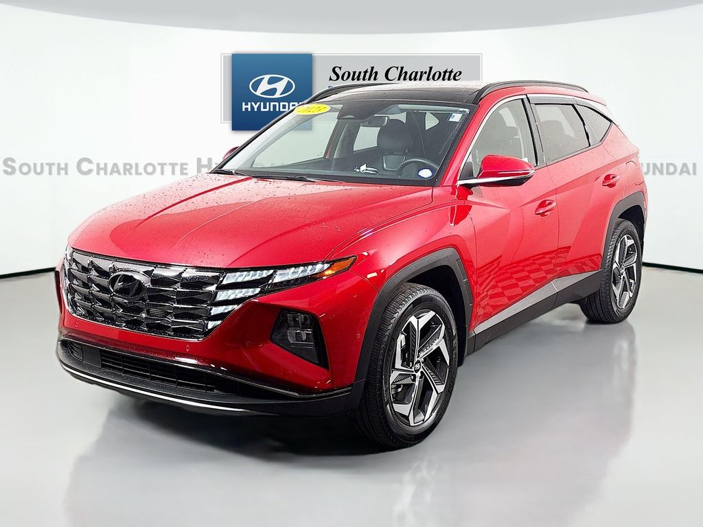 Calypso Red 2023 Hyundai Tucson Limited AWD SUV / Crossover All-Wheel Drive 8-Speed Automatic